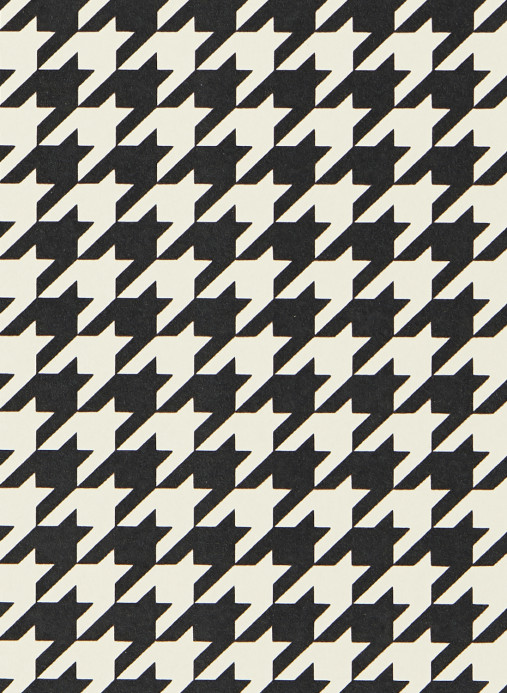 Harlequin Tapete Houndstooth - Black Earth/ Soft Focus