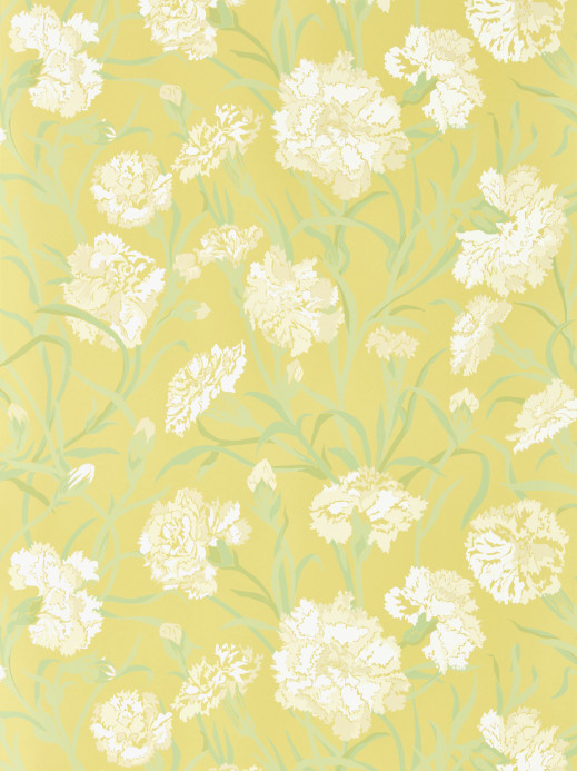 Harlequin Tapete Fleur de Joie - Chalk/ Clover/ Honey