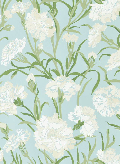 Harlequin Tapete Fleur de Joie - Chalk/ Emerald/ Sky