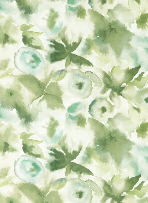 Harlequin Wallpaper Flores - Clover/ Kelly/ Aqua