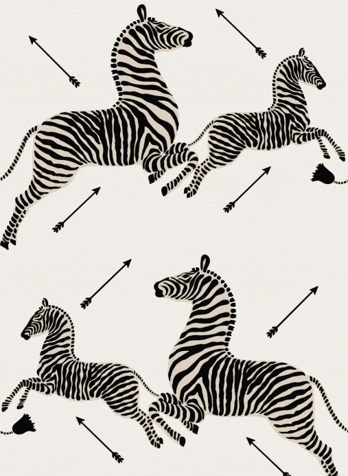 Jannelli & Volpi Tapete Zebras Grasscloth - 26006