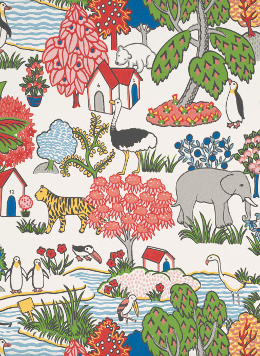 Little Greene Papier peint Animal Kingdom - Atomic