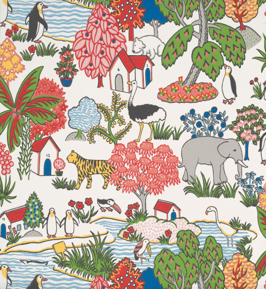 Little Greene Papier peint Animal Kingdom - Atomic