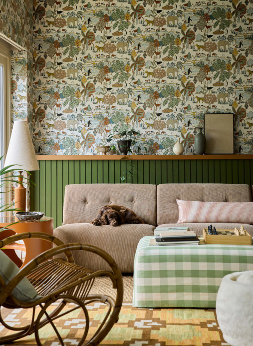 Little Greene Papier peint Animal Kingdom