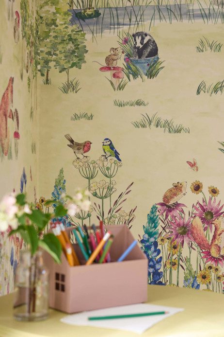 Little Greene Papier peint Potter's Woodland