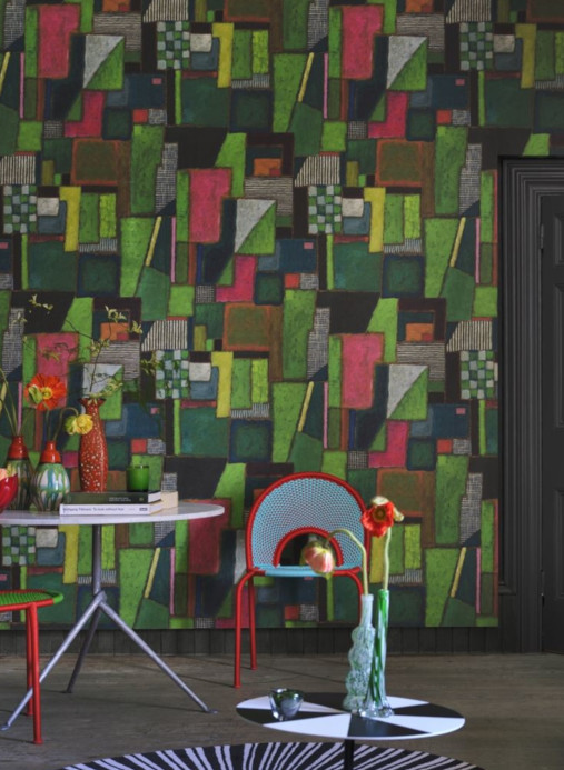 Designers Guild Wallpaper Raku Patchwork