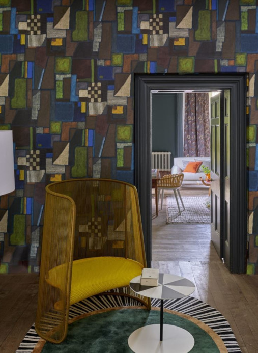 Designers Guild Wallpaper Raku Patchwork