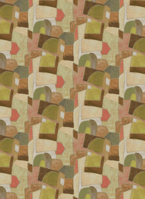 Designers Guild Tapete Clay Collage - Terracotta