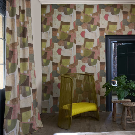 Designers Guild Wallpaper Clay Collage