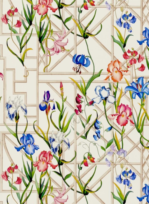 Christian Lacroix Carta da parati Fretwork Garden - Azur