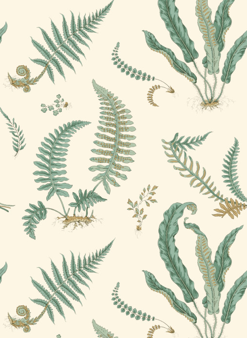 GP & J Baker Wallpaper Ferns - Verdigris