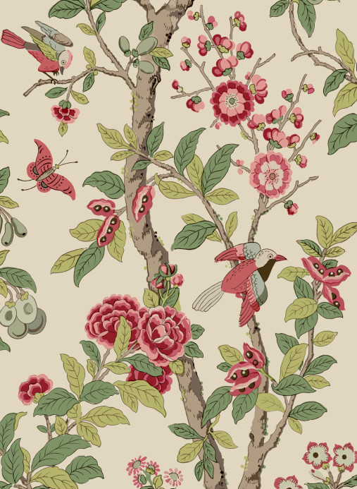 GP & J Baker Wallpaper Eldon - Archive Pink