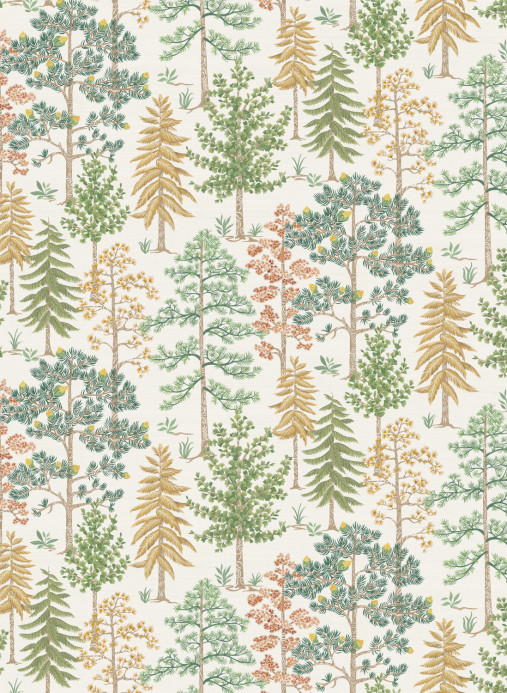 Osborne & Little Wallpaper Vana - Aqua/ Heather