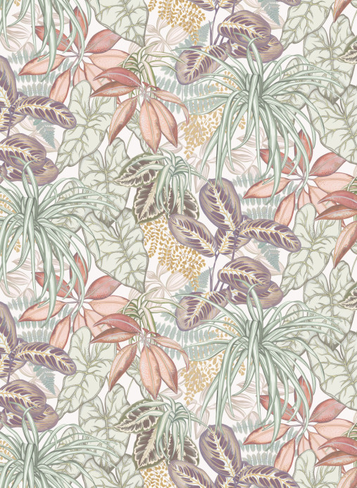 Osborne & Little Carta da parati Hothouse - Lichen/ Blush