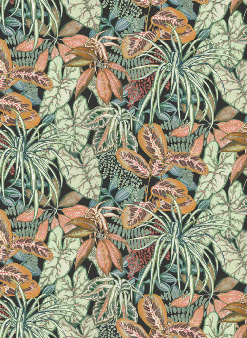 Osborne & Little Wallpaper Hothouse - Charcoal/ Pine