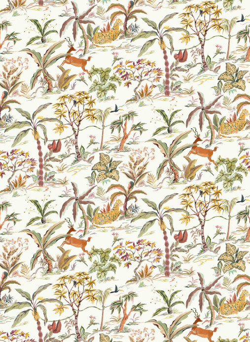 Osborne & Little Wallpaper Salento - Olive/ Terracotta