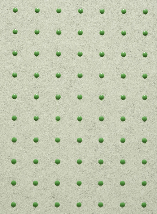 Arte International Wallpaper Dots - 31017 - Mild Grey Green