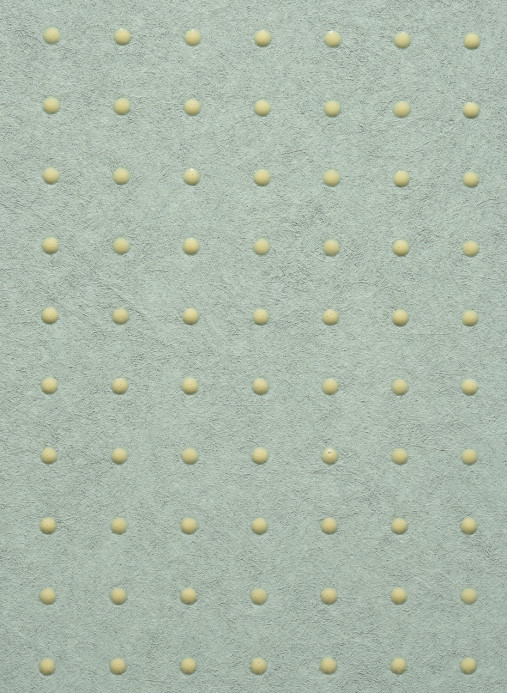 Arte International Wallpaper Dots - 31018 - Slightly Greyed English Green