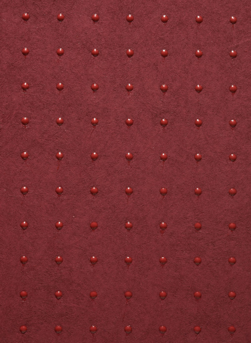 Arte International Wallpaper Dots - 31028 - Noble Carmine Red