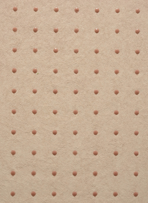 Arte International Wallpaper Dots - 31029 - Pale Sienna