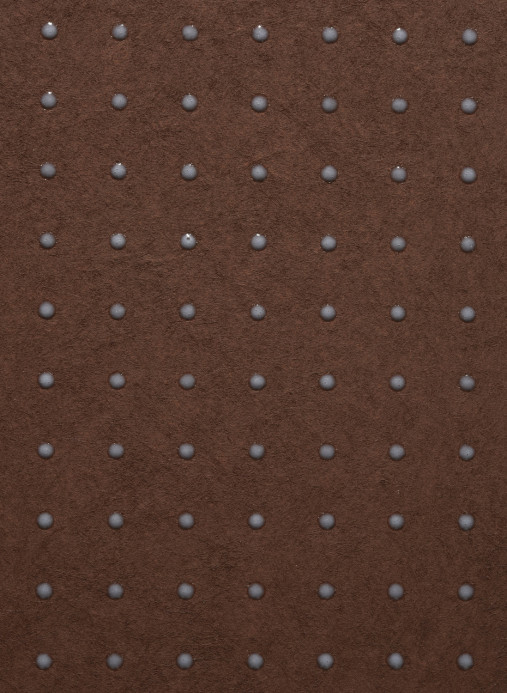 Arte International Wallpaper Dots - 31032 - Deeply Burnt Sienna