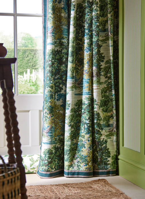 Sanderson Stoff Ancient Canopy - Sap Green