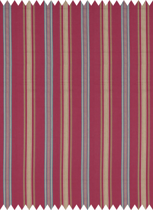 Sanderson Stoff Valley Stripe - Mulberry/ Blue