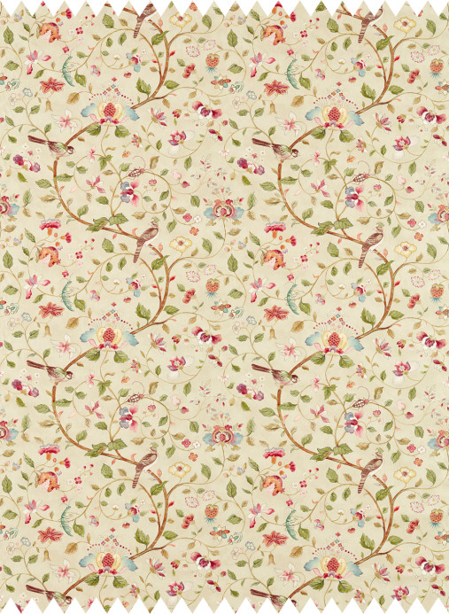 Sanderson Stoff Arils Garden - Olive/ Mulberry