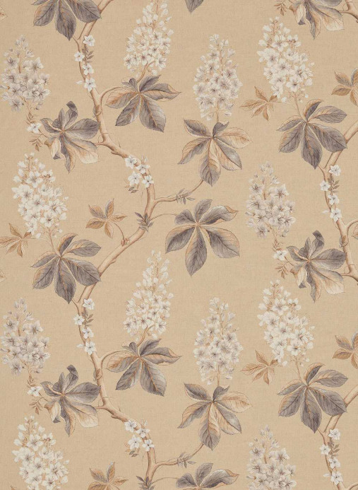 Sanderson Stoff Chestnut Tree - Wheat/ Pebble