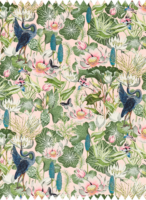 Clarke & Clarke Fabric Waterlily