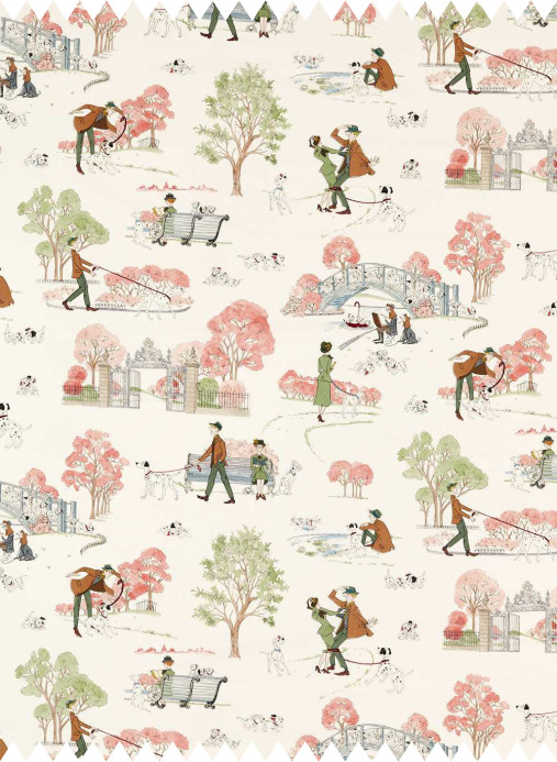 Sanderson Tissu 101 Dalmatians - Candy Floss