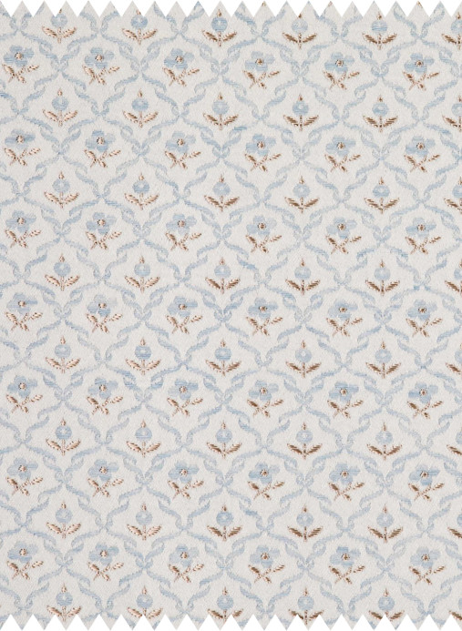 Quenin Fabric Myosotis - Nattier