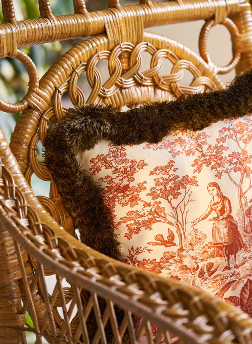 Quenin Fabric Belle Saison - Terracotta