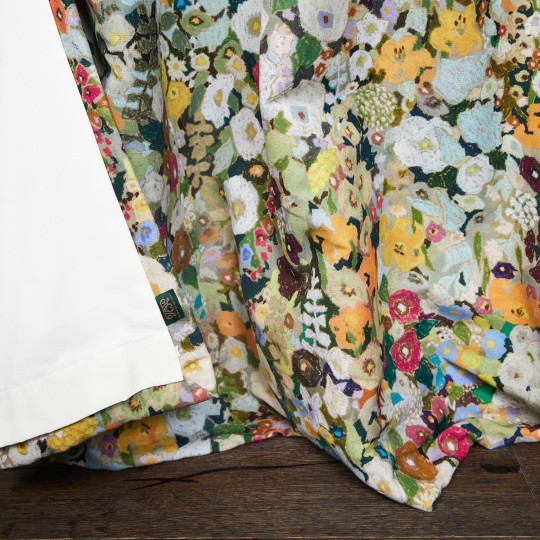 House of Hackney Tissu Hollyhocks - Cotton Linen - Summer