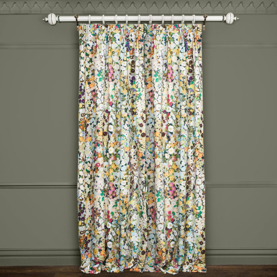 House of Hackney Tissu Hollyhocks - Cotton Linen - Summer