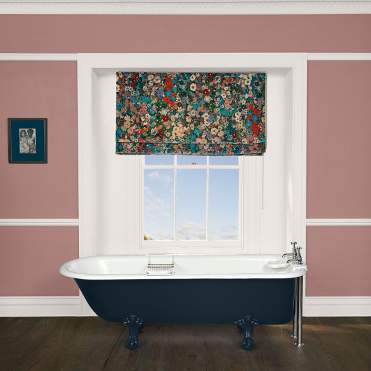 House of Hackney Fabric Hollyhocks - Velvet - Winter