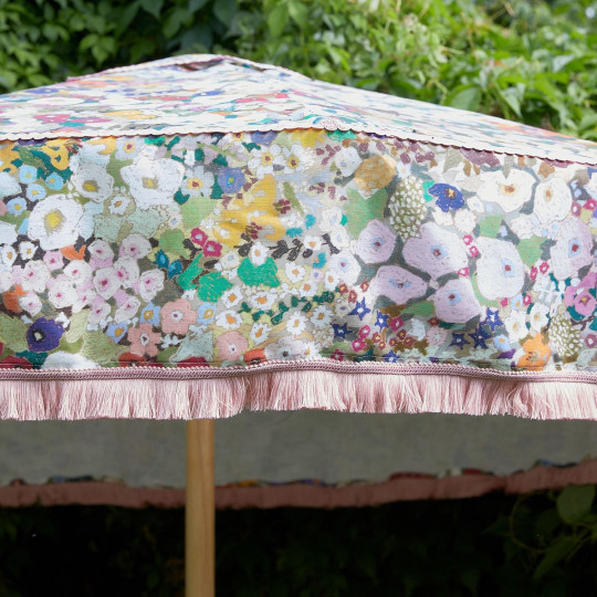 House of Hackney Fabric Hollyhocks - Outdoor Performance - Spring