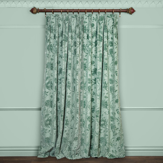 House of Hackney Fabric Artemis - Cut Velvet - Eucalyptus