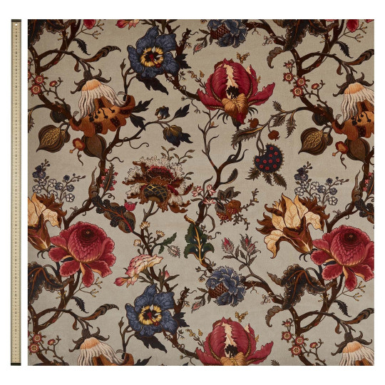 House of Hackney Fabric Artemis - Velvet - Dove Grey