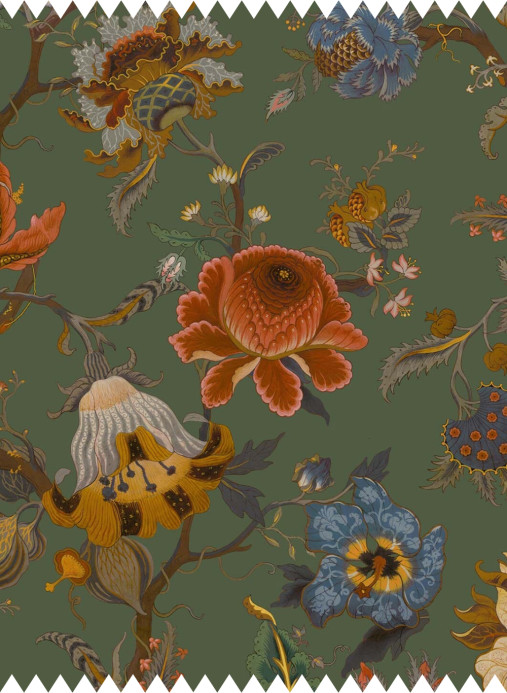 House of Hackney Fabric Artemis - Velvet - Moos Green