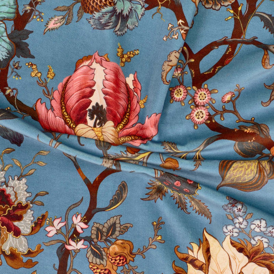 House of Hackney Fabric Artemis - Velvet - Azure