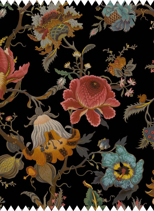 House of Hackney Fabric Artemis - Velvet - Black