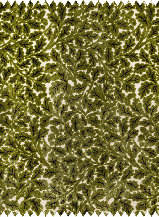 House of Hackney Tissu Quercus - Velvet Jacquard - Evergreen