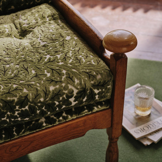 House of Hackney Tessuto Quercus - Velvet Jacquard - Evergreen