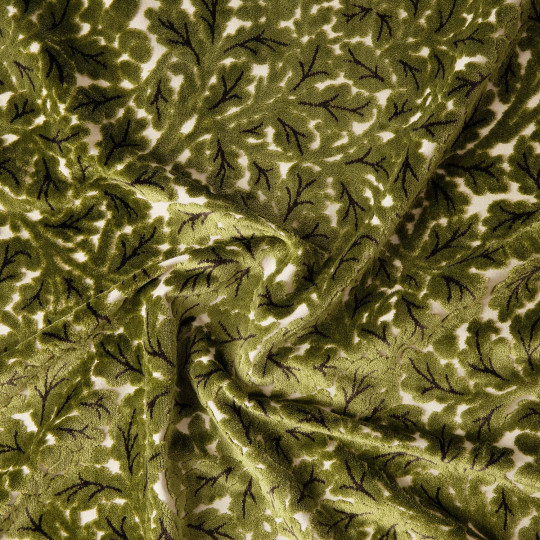 House of Hackney Tessuto Quercus - Velvet Jacquard - Evergreen