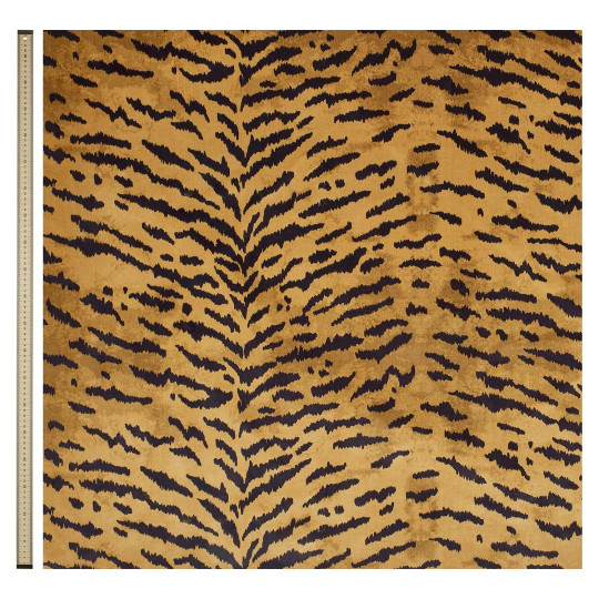 House of Hackney Stoff Tigre - Velvet - Taupe