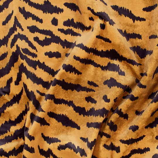 House of Hackney Fabric Tigre - Velvet - Taupe