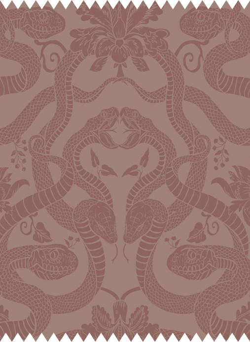 House of Hackney Fabric Anaconda - Cut Velvet - Dusk Pink