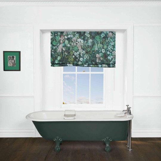 House of Hackney Tessuto Floribunda Magna - Cotton Linen - Verde