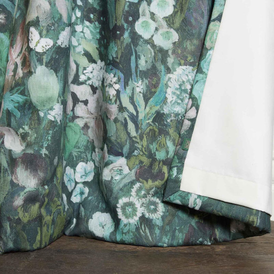 House of Hackney Tissu Floribunda Magna - Cotton Linen - Verde